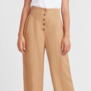 Super high waisted linen pants